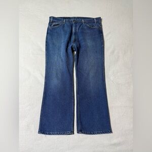 VTG Levis 517-2017‎ Jeans Mens 37x26 Blue Denim Bootcut Made In USA 80s